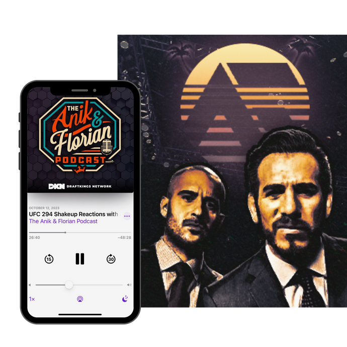 Jon Anik and Kenny Florian UFC Podcast presented by Draft Kings listen on Spotify and Apple Itunes Podcast
