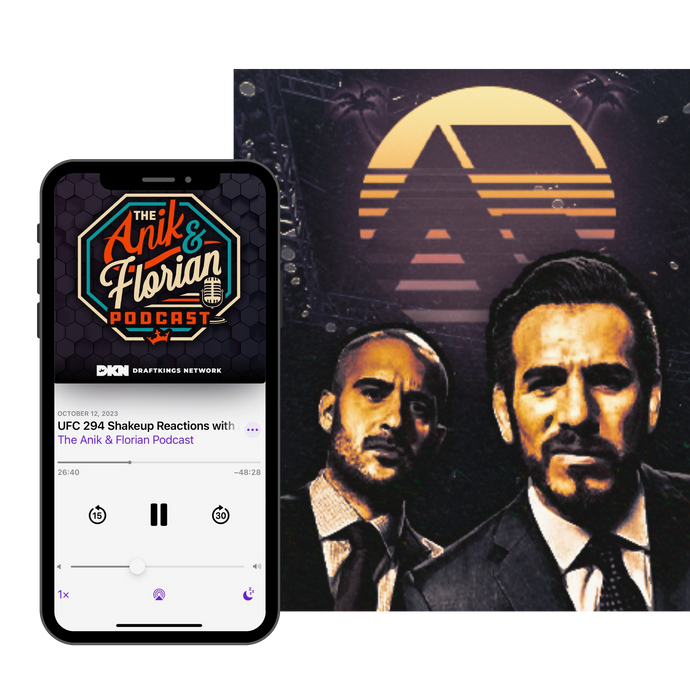 Jon Anik and Kenny Florian UFC Podcast presented by Draft Kings listen on Spotify and Apple Itunes Podcast 