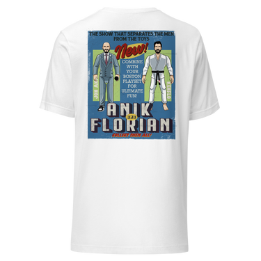 Jon Anik & Kenny Florian Podcast Logo Boston Playset Toyset Back in White