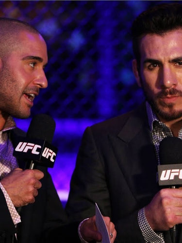 Jon Anik and Kenny Florian at UFC event cage-side | Play-by-play and analyst