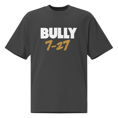 Bully 7-27 Belal Muhammad Oversized Tee Gray