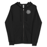 Jon Anik & Kenny Florian Podcast Zip Up Embroidered Logo Hoodie in Black