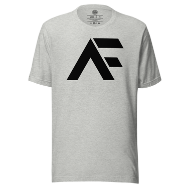 Jon Anik & Kenny Florian UFC Podcast presented by Draft Kings AF Monogram Black T-Shirt in Athletic Heather Grey