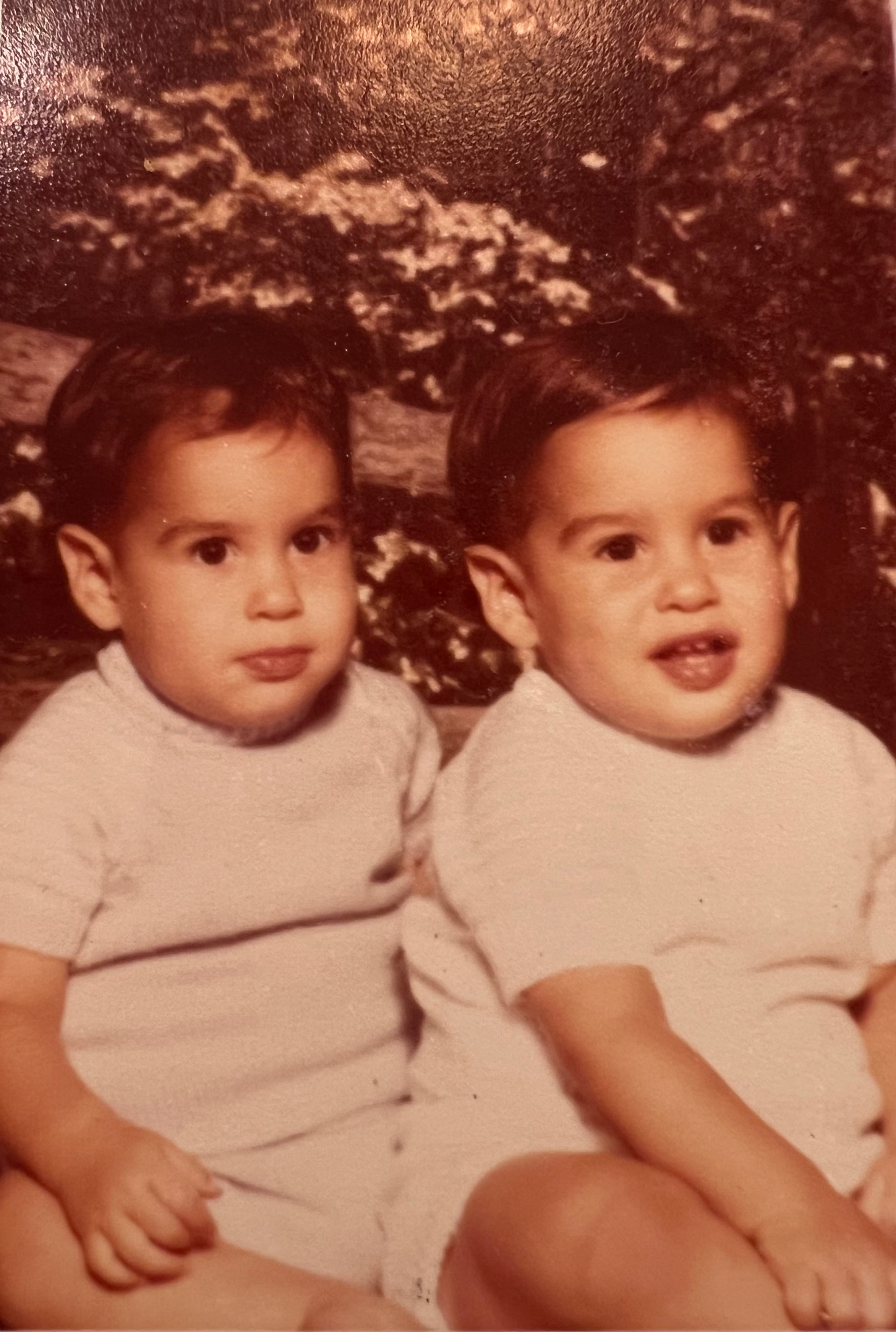 Jon Anik and Jason Anik Twin brother baby photo