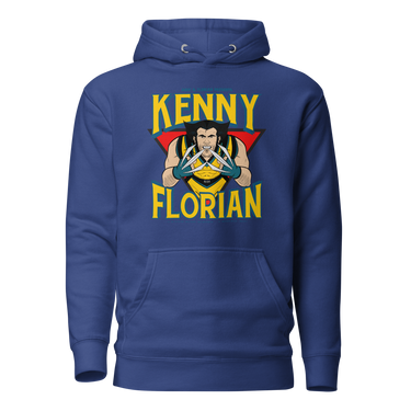 Kenflo Wolverine Jon Anik & Kenny Florian UFC Podcast Hoodie in Team Royal for JonAnik.com