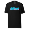 Anik & Florian Podcast Miami Vice inspired by Average Joe Art T-shirt in Black