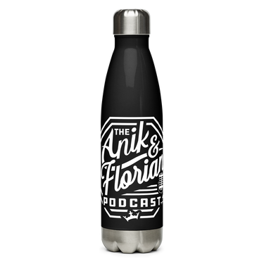 AF POD Logo Stainless Steel Water Bottle Black