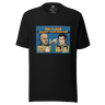 Anik & Florian Podcast Street Fighter Game by Average Joe Art T-Shirt in Black
